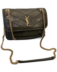Saint Laurent - Niki Kleine Leren Schoudertas - Lyst