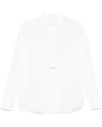 Brunello Cucinelli - Blouse En Soie À Ornements Métalliques - Lyst