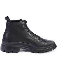 KARL LAGERFELD - Trekka Maison Lace-Up Ankle Boots - Lyst