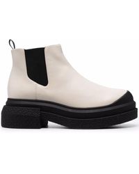 Stuart Weitzman - Stiefeletten Mit Dicker Sohle - Lyst