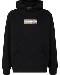 Supreme - X Burberry Box-Logo Hoodie "Ss22" - Lyst
