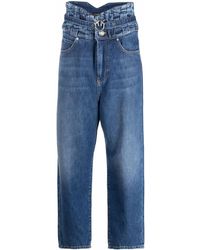 Pinko Jeans dritti crop - Blu