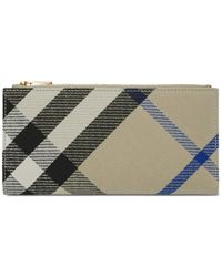 Burberry - "Check" Bifold Wallet - Lyst