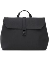 Ferragamo - Rucksack Mit Gehämmerter Klappe - Lyst