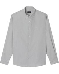 A.P.C. - Striped Long-Sleeve Shirt - Lyst