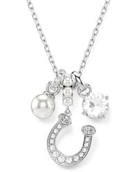 Swarovski - Symbolica Horseshoe-Pendant Necklace - Lyst