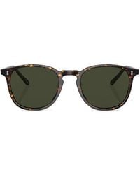 Oliver Peoples - Finley Round-Frame Sunglasses - Lyst