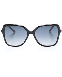 Carolina Herrera - Logo-engraved Oversize-frame Sunglasses - Lyst