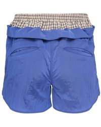 OPEN YY Boxer Shorts Camp Mini Skort in Black | Lyst