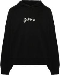 Barrow - Logo-Print Cotton Hoodie - Lyst