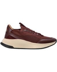 BOSS - Ttnm Evo Panelled Sneakers - Lyst