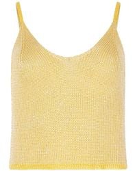 Paramidonna - Bruna Sleeveless Silk Top - Lyst
