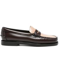 Sebago - Two-Tone Leather Loafers - Lyst