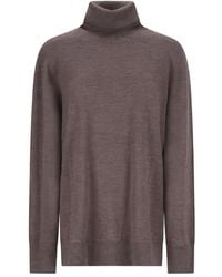 The Row - Turtleneck Long-Sleeve Top - Lyst