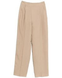 Agnona - Pleated Trousers - Lyst