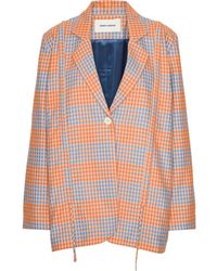 Henrik Vibskov - Chaqueta a cuadros con botones - Lyst