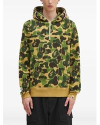 A Bathing Ape - Felpa Con Stampa Camouflage E Zip - Lyst