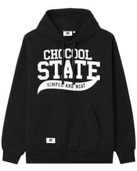 Chocoolate - Logo-Print Drawstring Hoodie - Lyst