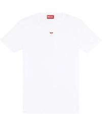 DIESEL - Camiseta D-Ribber-N con cuello redondo - Lyst