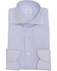 Xacus - Camisa a rayas de algodón - Lyst