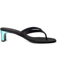 Gia Borghini - T-Strap Heeled Sandals - Lyst