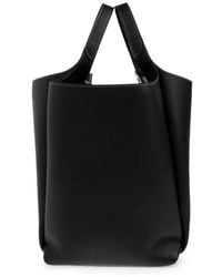 Tod's - Small Logo-Plaque Grained-Leather Bucket Bag - Lyst