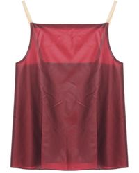 Carven - シアーパネル キャミソール - Lyst