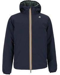 K-Way - Jack St Warm Reversible Hooded Jacket - Lyst