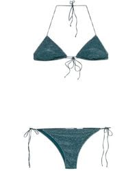 Oséree - Triangle-Cup Tie Bikini - Lyst