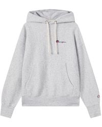 Champion - Drawstring Hoodie - Lyst