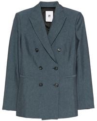 PT Torino - Double-Breasted Peak-Lapel Blazer - Lyst