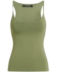 Karl Lagerfeld - Knitted Tank Top - Lyst