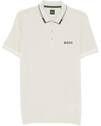 BOSS - Polo À Finitions À Logo - Lyst