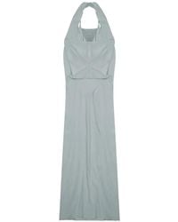 Alysi - Silk Midi Dress - Lyst