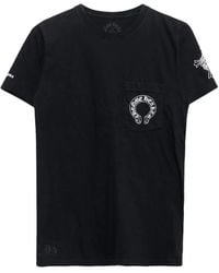 Chrome Hearts - Logo-Print Pocket T-Shirt - Lyst