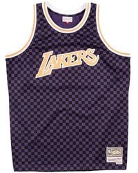 Mitchell & Ness - X Nba Los Angeles Lakers Geruite Swingman Top - Lyst