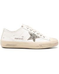 Golden Goose - V-star 2 Distressed Sneakers - Lyst