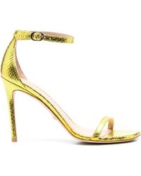 Stuart Weitzman - Sandalen Aus Leder 105Mm - Lyst