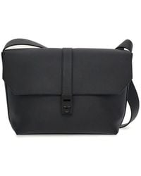 Ferragamo - Gancini-buckle Leather Messenger Bag - Lyst