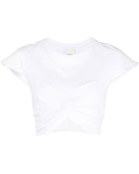 Isabel Marant - Short-sleeve Cropped T-shirt - Lyst