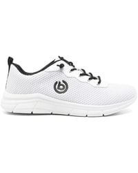 Bugatti - Logo-Embroidered Mesh Sneakers - Lyst