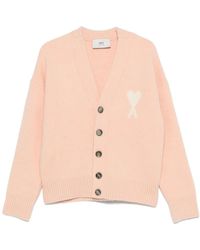 Ami Paris - Cárdigan Ami de Coeur con botones - Lyst