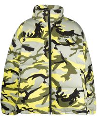 Vetements - Camouflage-print Puffer Jacket - Lyst