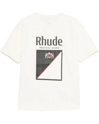 Rhude - Logo-Print T-Shirt - Lyst