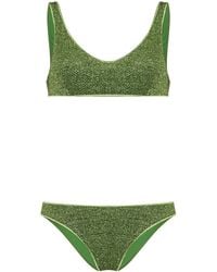 Oséree - Lumière Sporty Lurex Bikini Set - Lyst