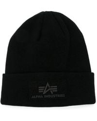 Alpha Industries - Vlc Logo-Patch Beanie Hat - Lyst