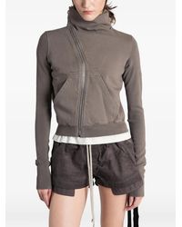 Rick Owens - Mountain Asymmetric-Zip Sweatshirt - Lyst