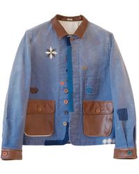 KHOKI - Giacca Con Design Patchwork - Lyst