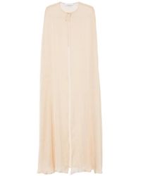 Raquel Diniz - Tie-Fastening Semi-Sheer Cape - Lyst