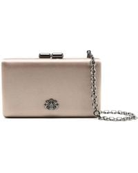Isla - Eva Clutch Mit Logo-Schild - Lyst